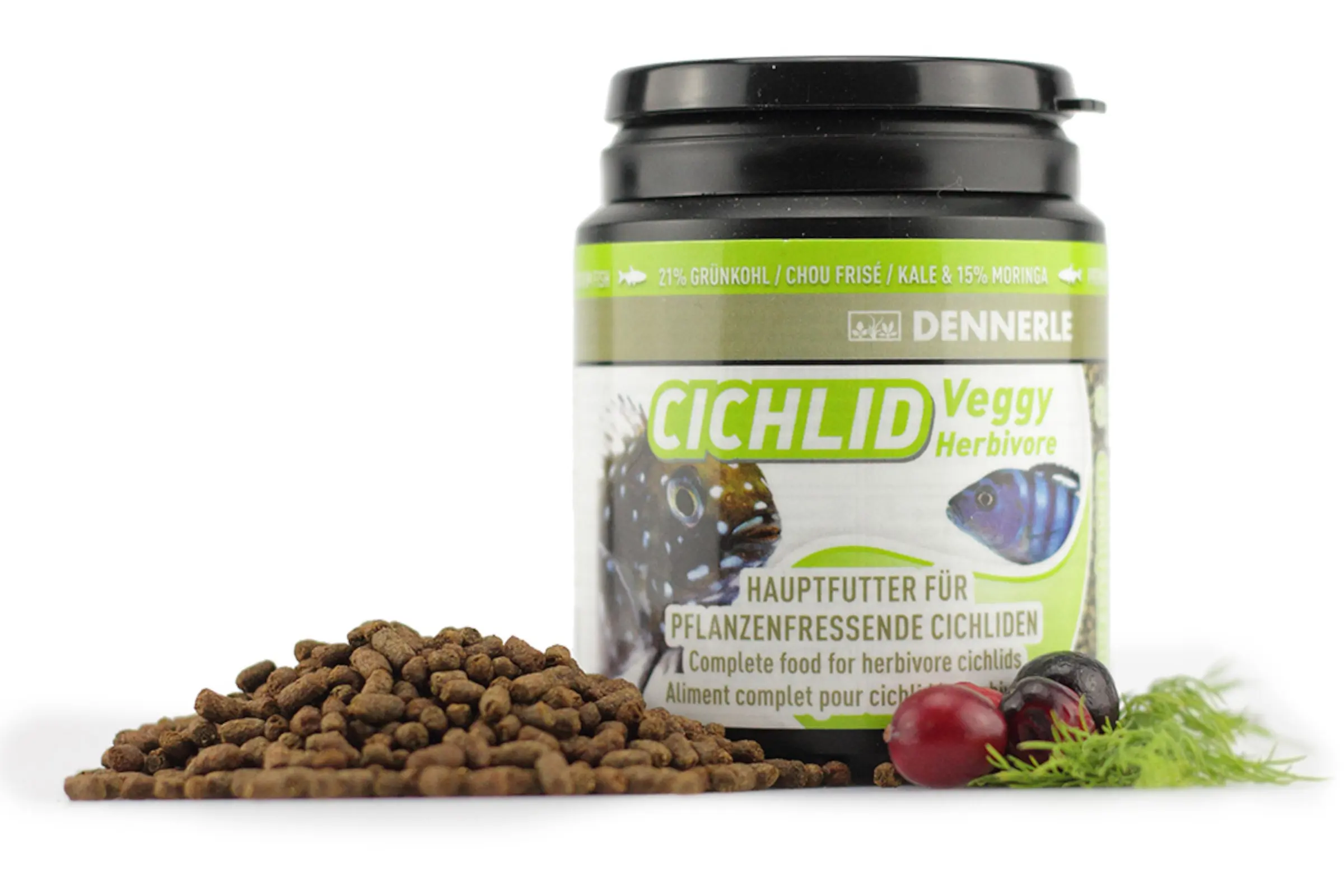 Dennerle Cichlid Veggy, boîte 200 ml