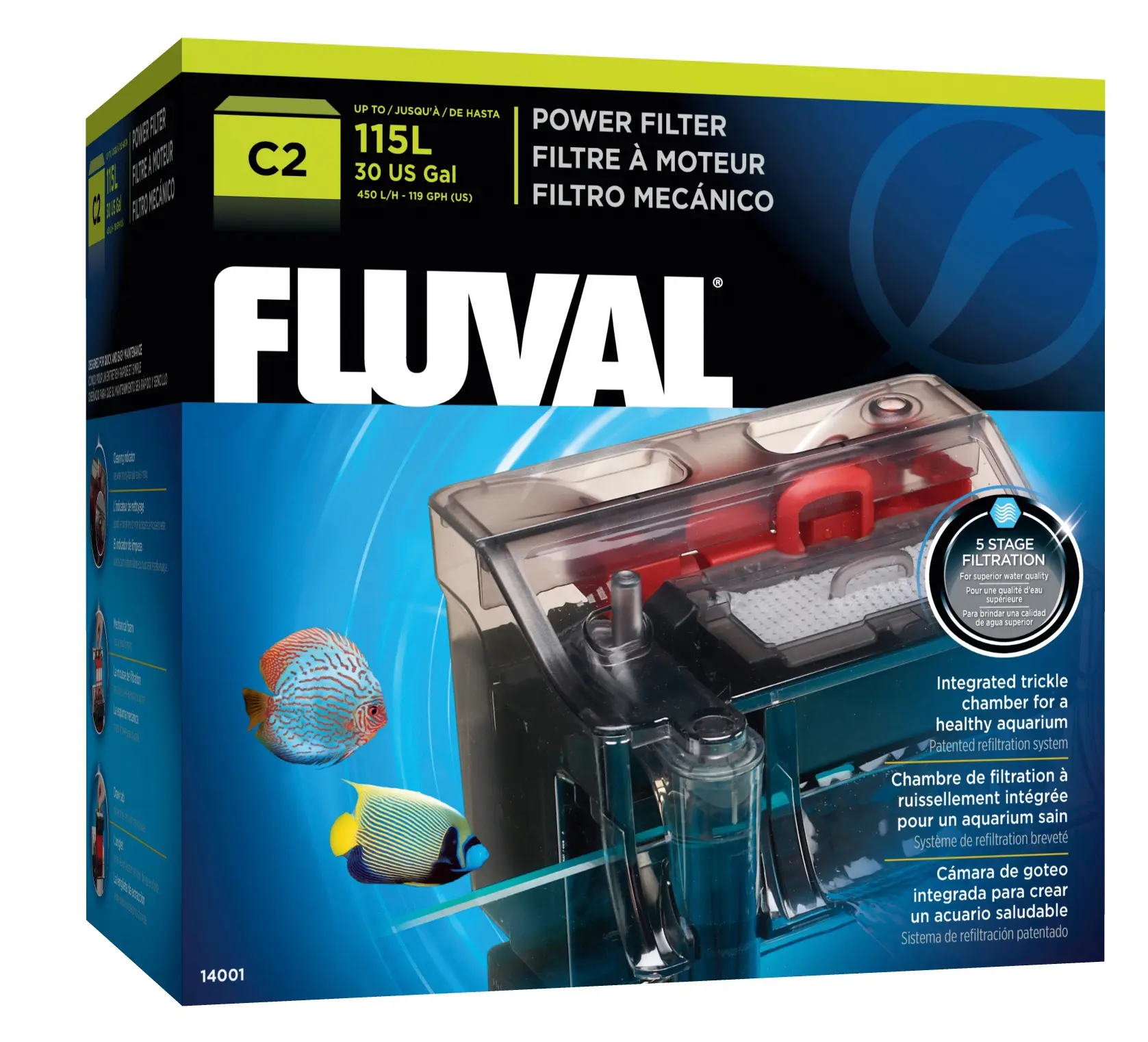 Filtre Fluval C2 à 5 étapes