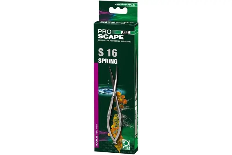 JBL ProScape Tool S spring, Ciseaux d’entretien des plantes auto-ouvrants 16 cm