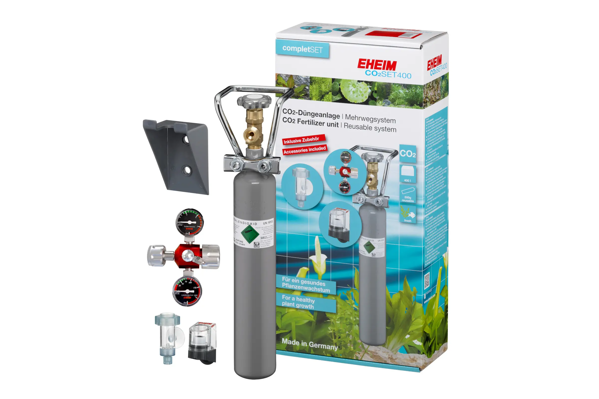 Eheim CO₂SET400 rechargeable 500 g, système CO2