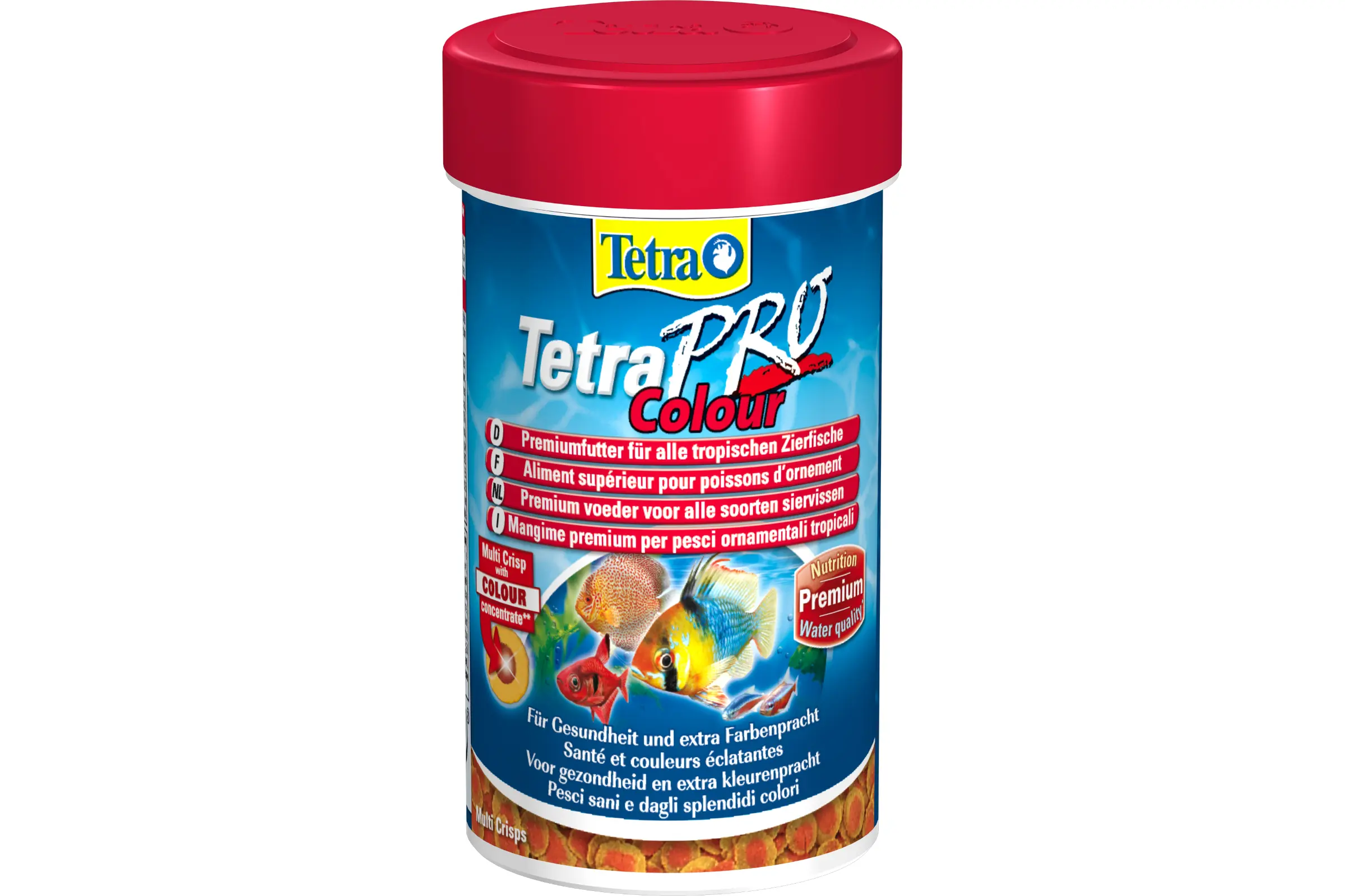 Tetra TetraPro Colour, aliment principal en crisps, en 3 tailles