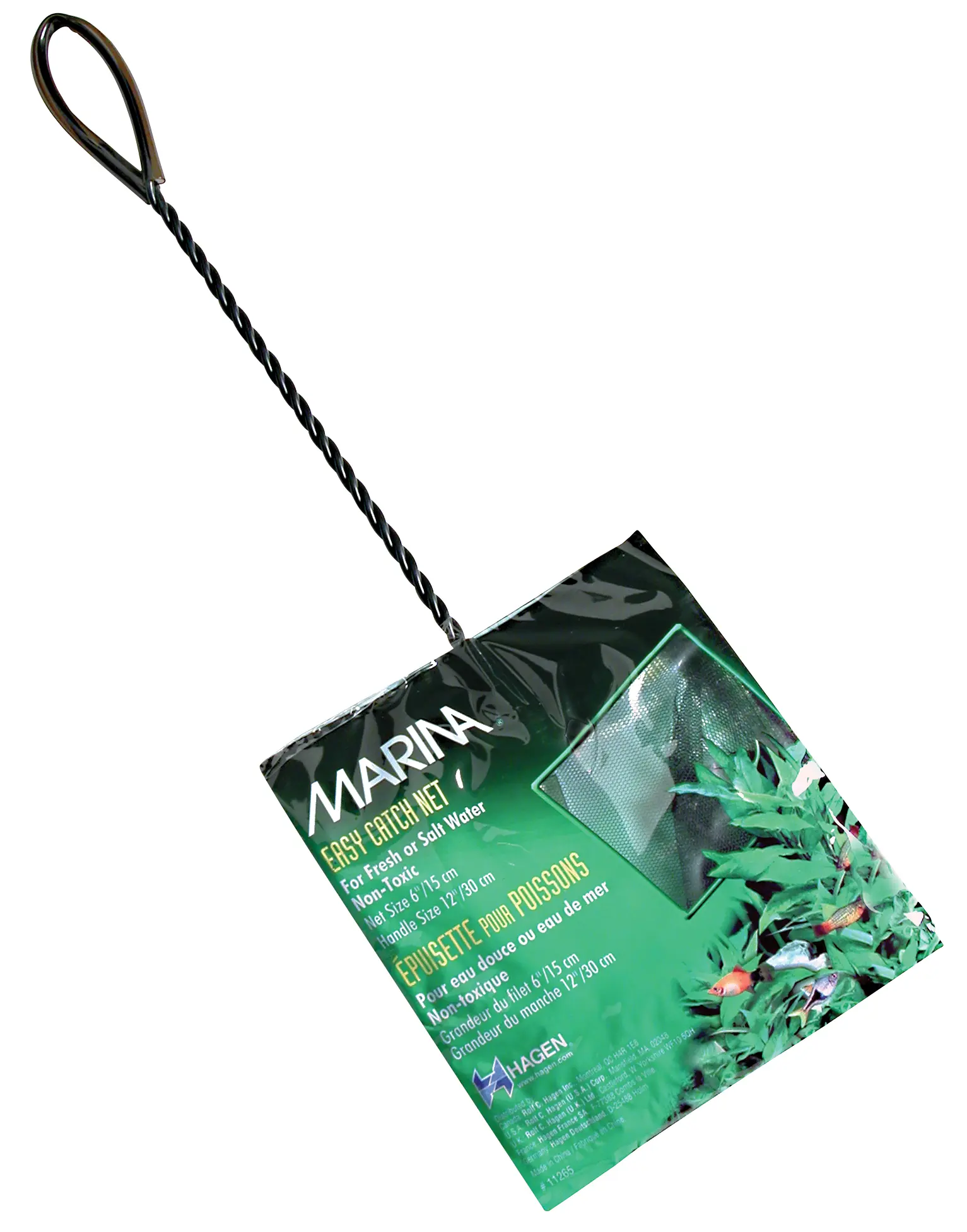 Épuisette Marina 15-30 cm noire