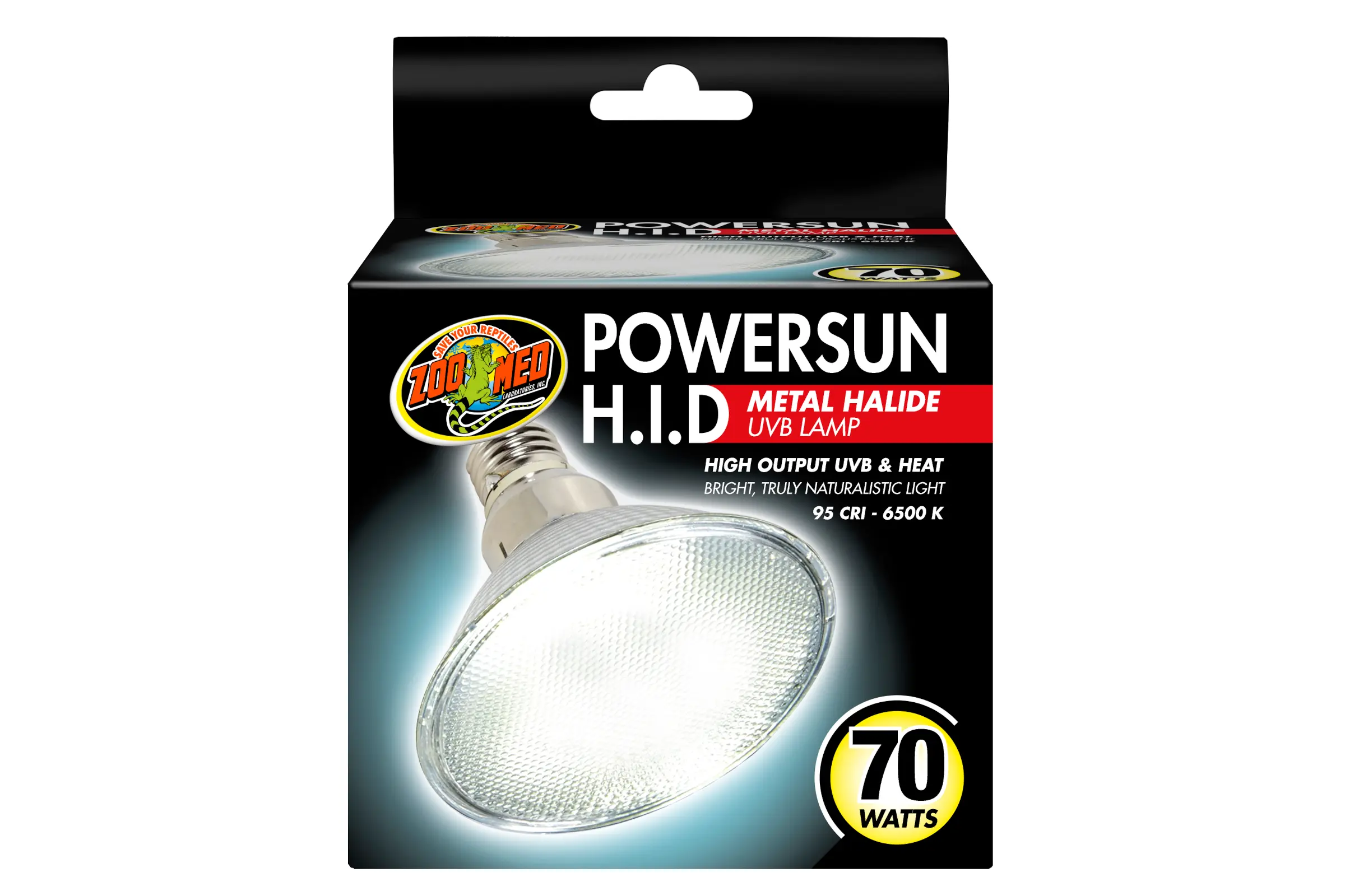 Lampe UVB Zoomed PowerSun H.I.D, lampe UVB plein spectre, 70 W