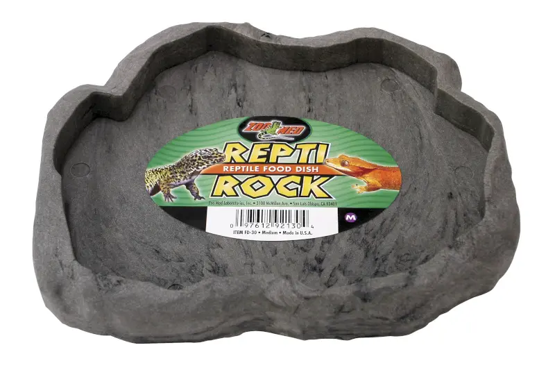 Zoomed Repti Rock Food Dish Medium, gamelle de nourrissage
