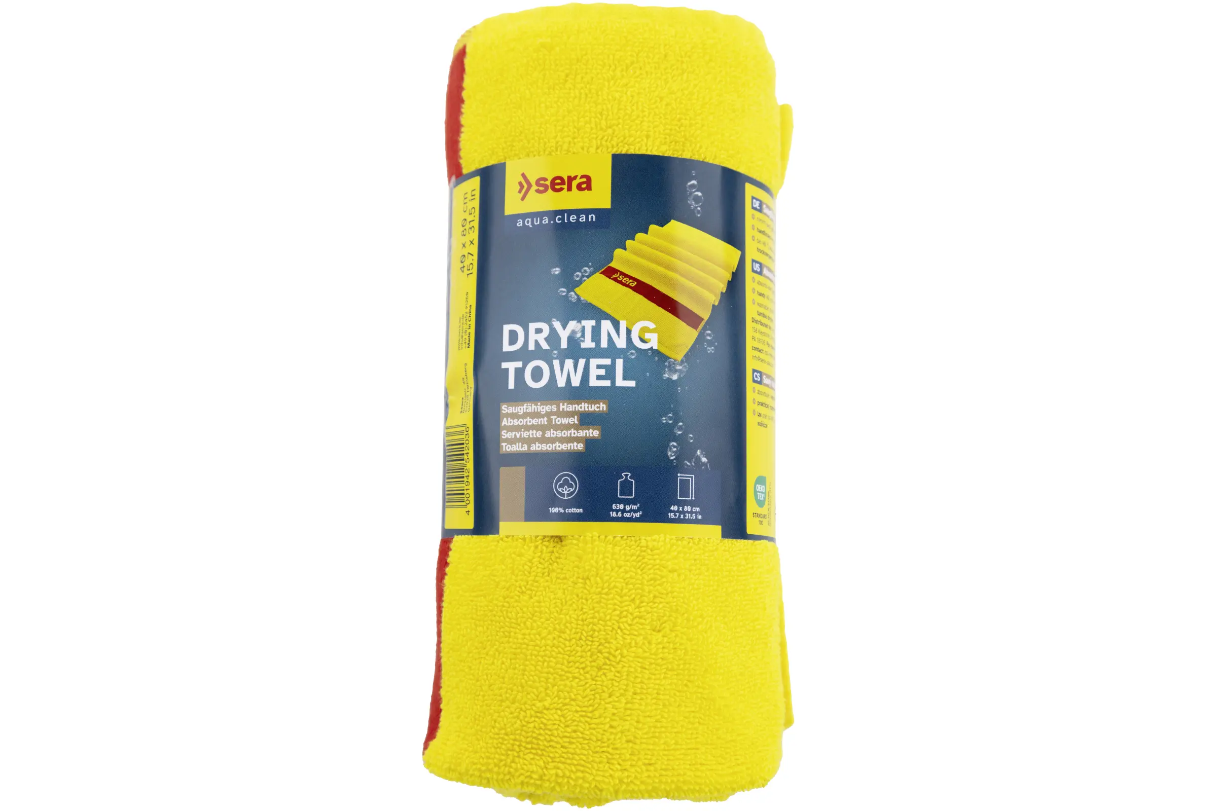 Sera Drying Towel, serviette absorbante, 80x40 cm