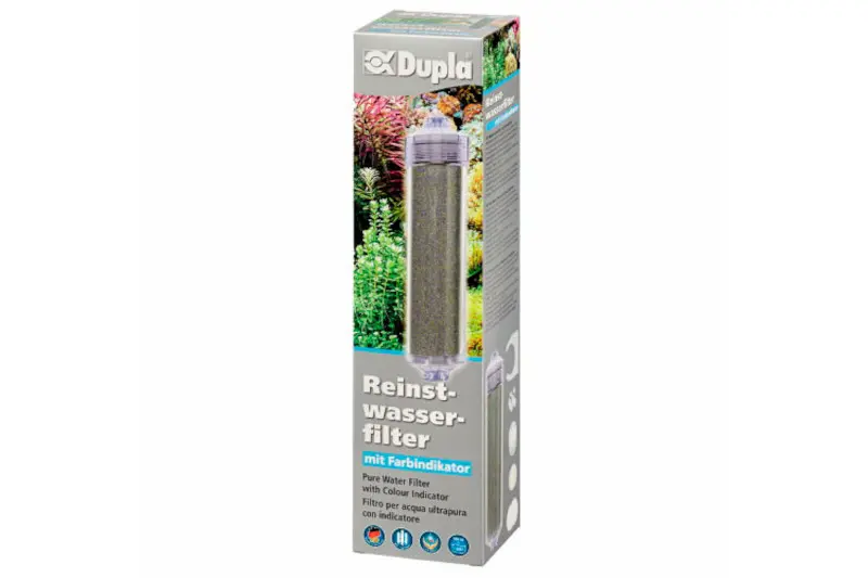 Dupla filtre à eau ultra-pure avec indicateur de couleur