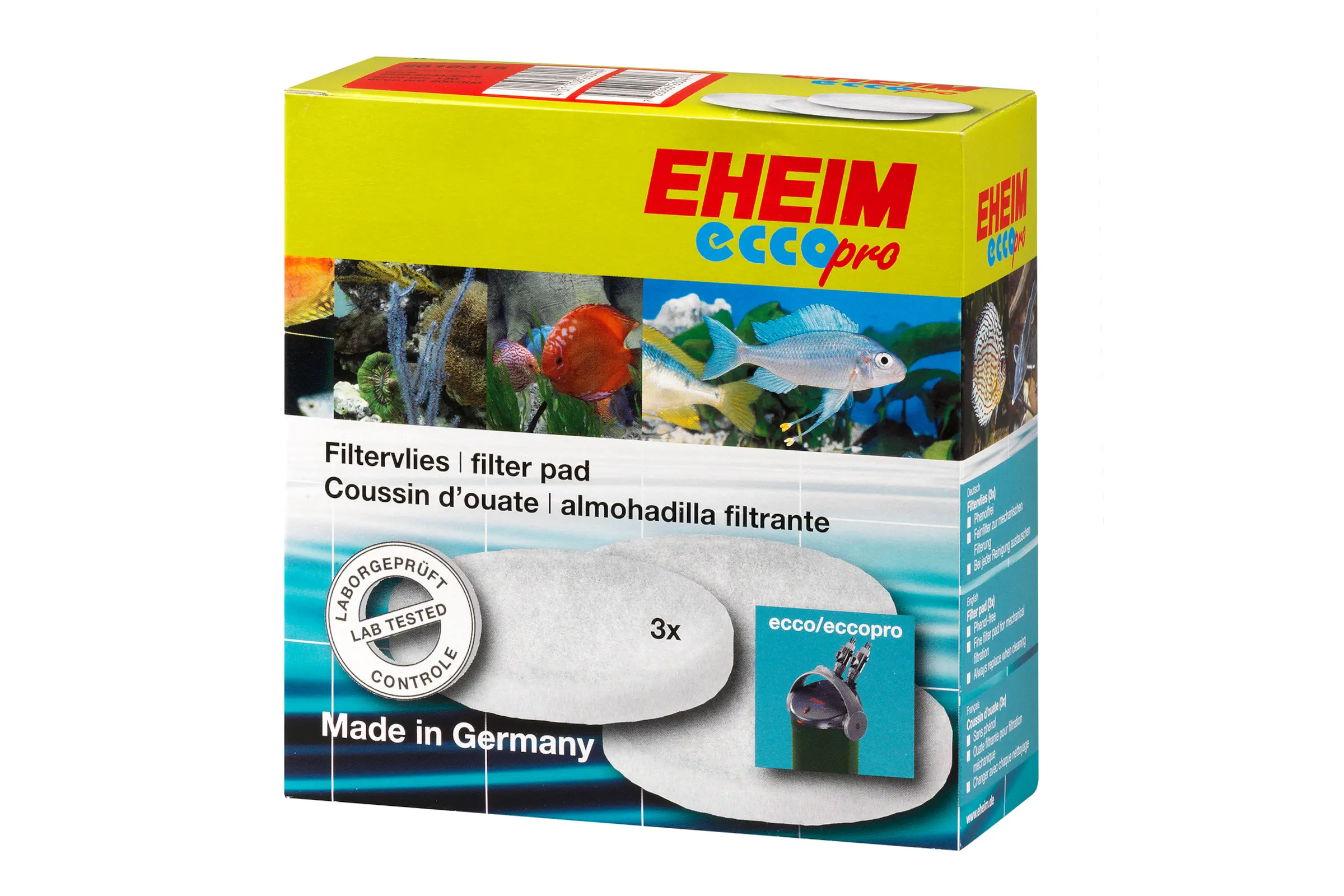 Eheim ouates filtrantes pour ecco, eccoPRO et ecco comfort, 3 pièces