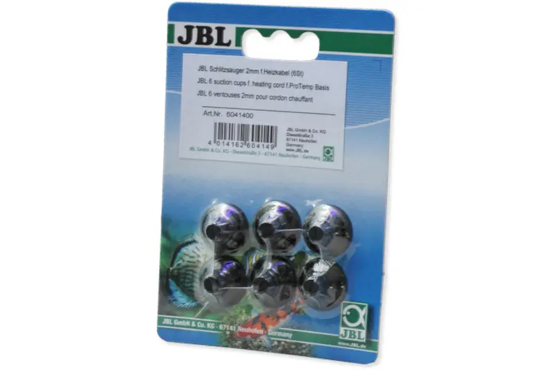 Ventouses fendues JBL 2 mm pour câble chauffant, 6 pcs