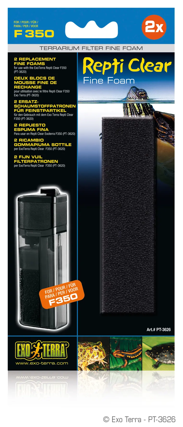 Exo Terra Repti Clear F350 mousse fine