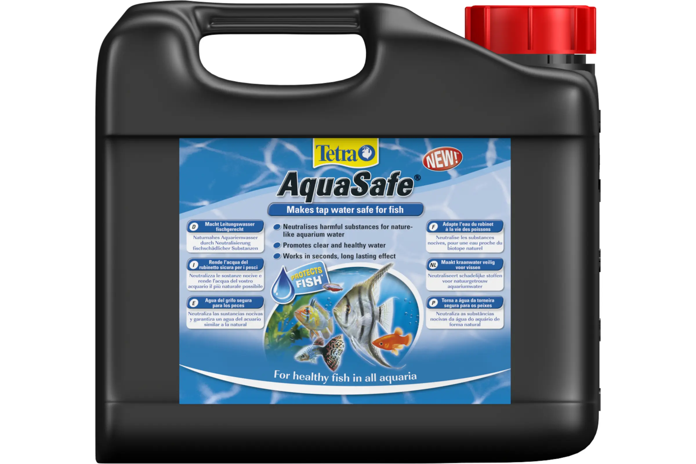 Tetra AquaSafe, conditionneur d’eau pour aquarium, 5 litres