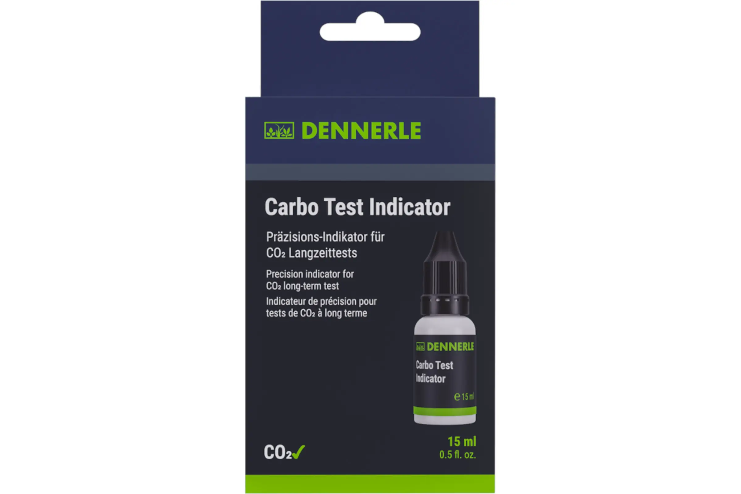 Dennerle Carbo CO2-Test Indicator, solution indicatrice (recharge)