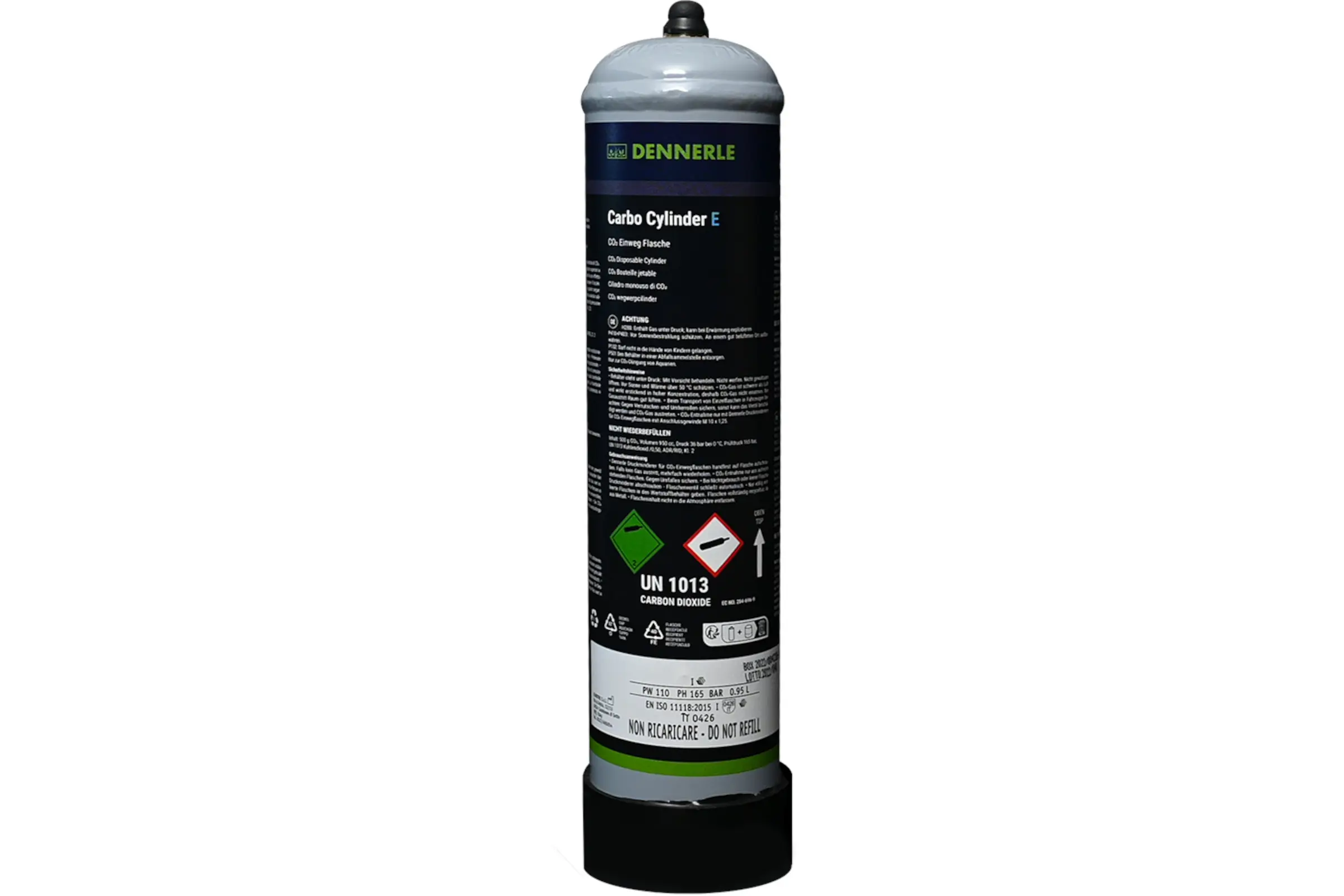 Dennerle Comfort-Line Bouteille CO² jetable, 500 g