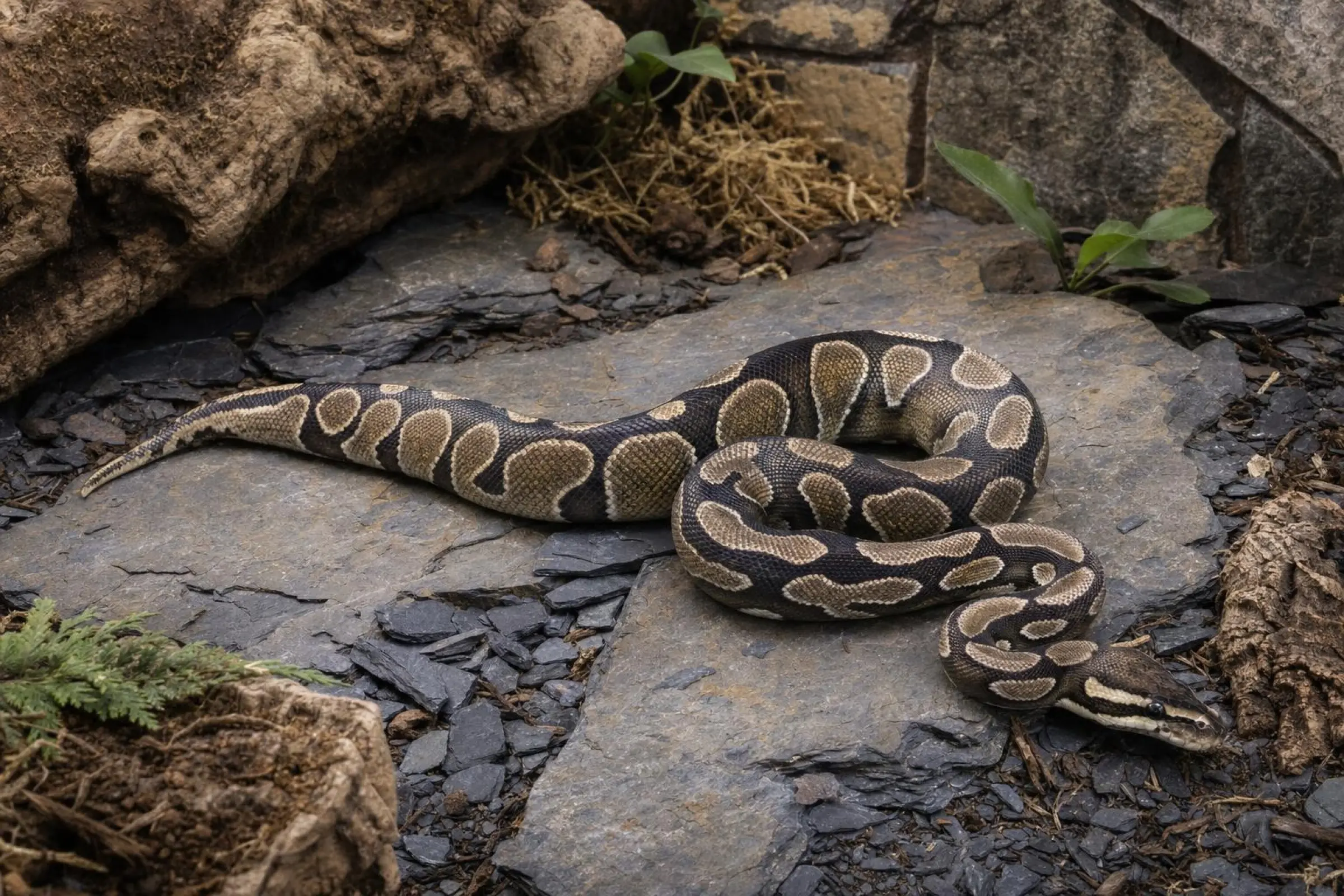 Python royal Cypress-Gravel, Python regius