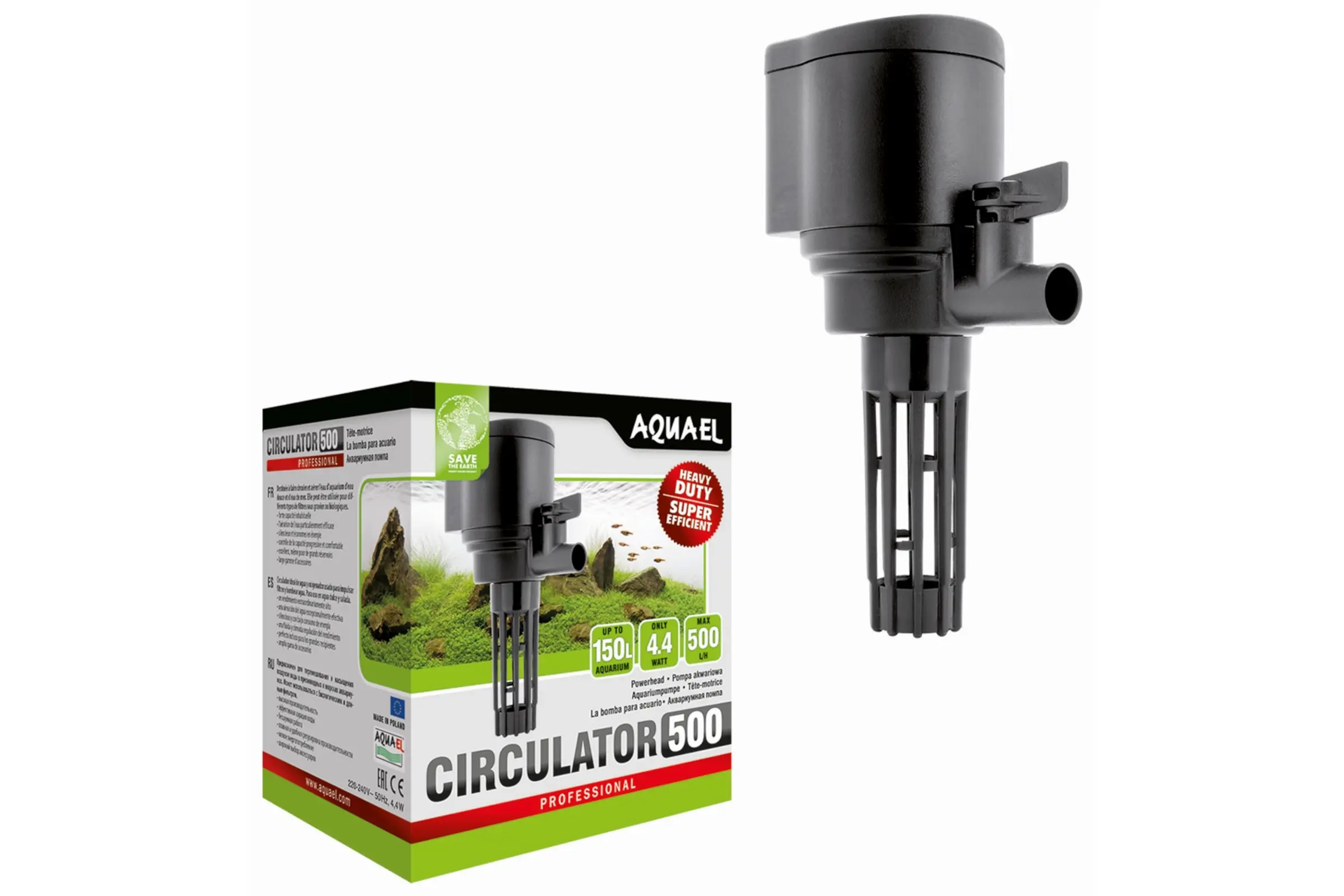 Pompe Aquael Circulator 500, pompe de brassage
