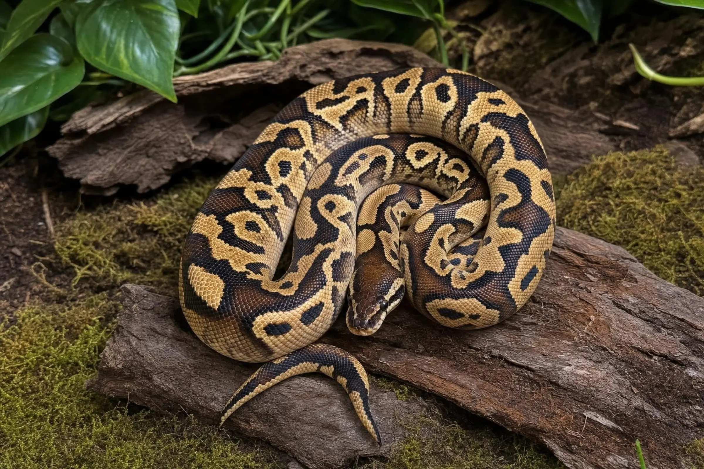 Python royal Bongo, Python regius
