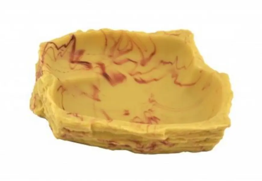 Lucky Reptile Water Dish grès moyen, env. 13 × 10,5 × 2,5 cm