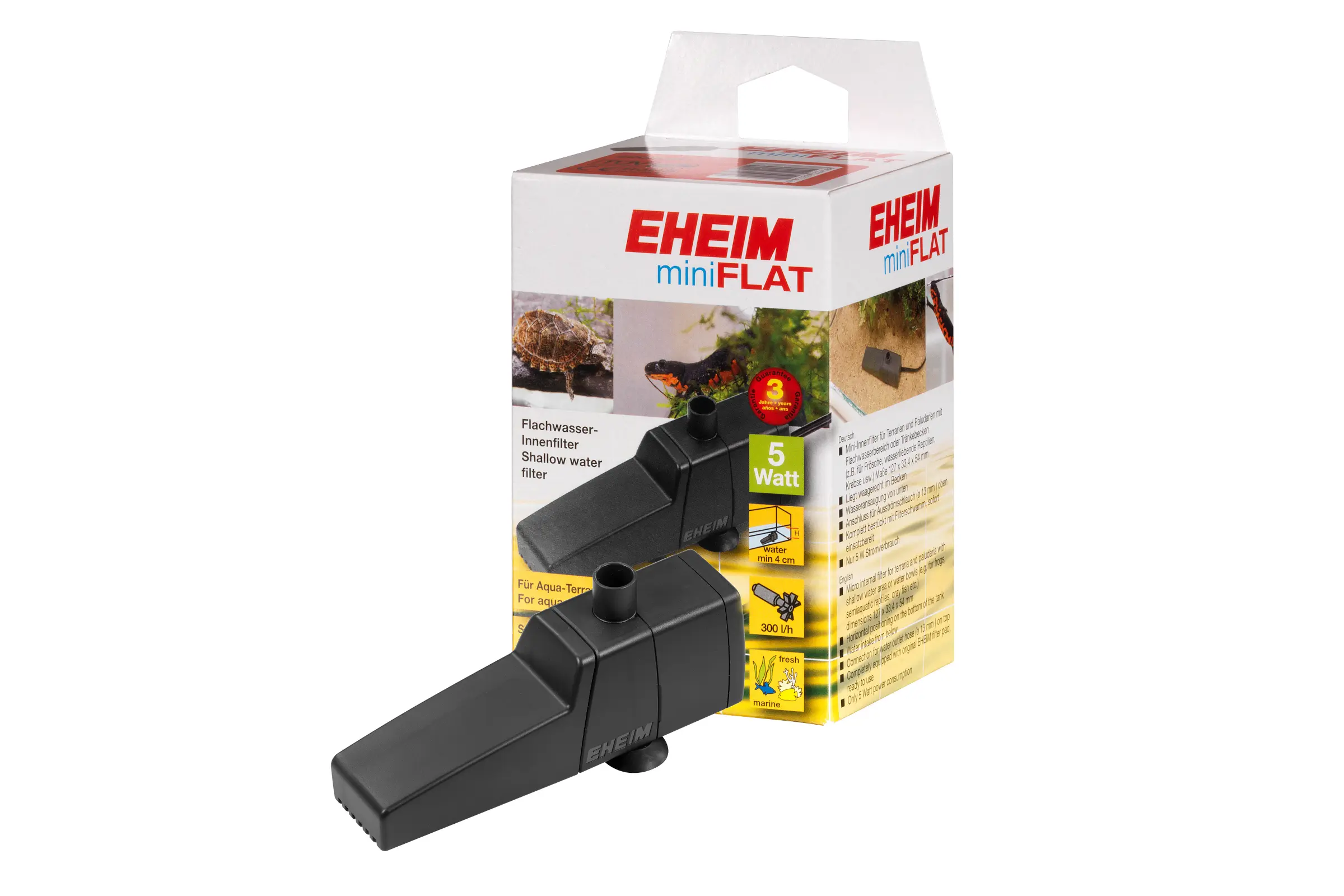 Eheim miniFlat, filtre intérieur pour eaux peu profondes