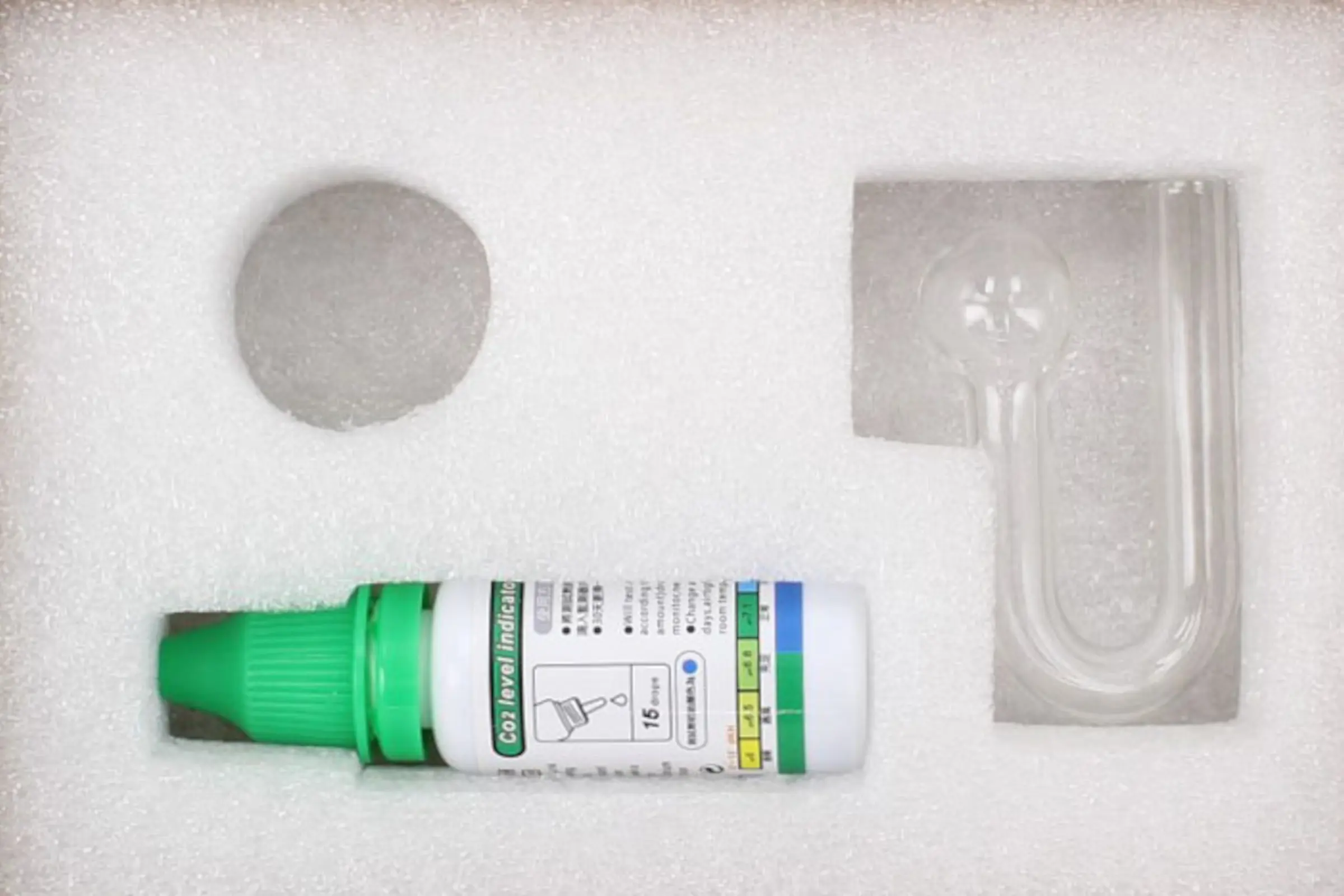 Amazing Aqua Clip indicateur CO2 en verre, test permanent