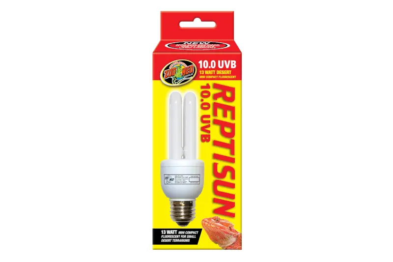 Zoomed ReptiSun 10.0 UVB Mini Compact, lampe UVB, 13 W