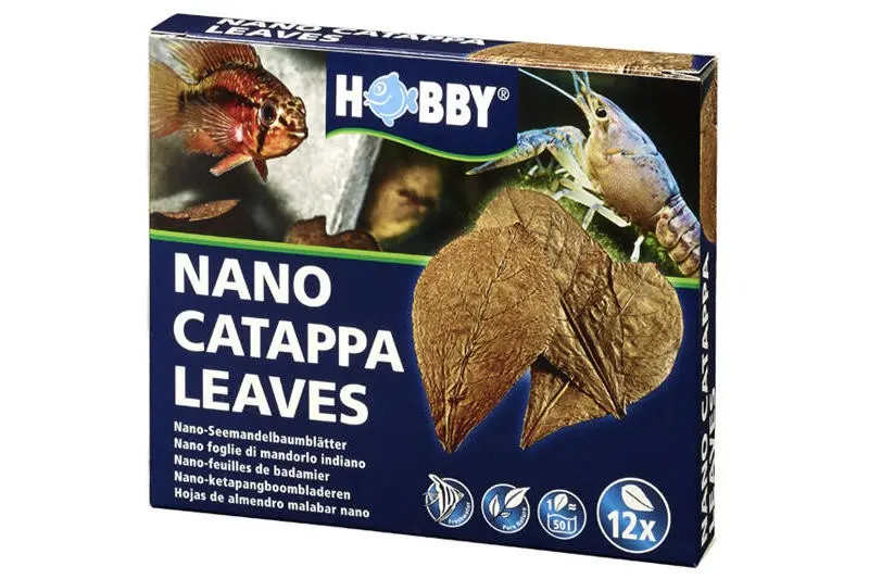 Hobby Nano Catappa Leaves, feuilles de catappa, 12 pces.