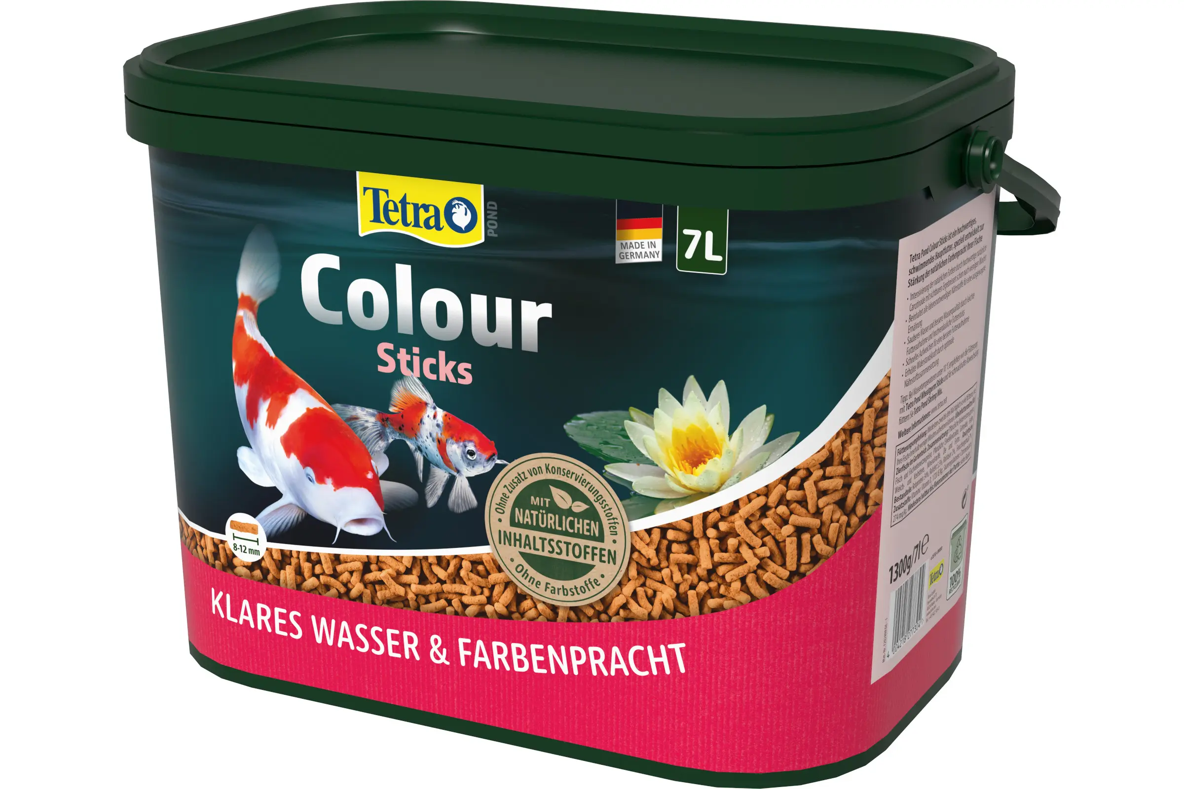 Tetra Pond Colour Sticks, sticks de bassin colorés, 7 litres