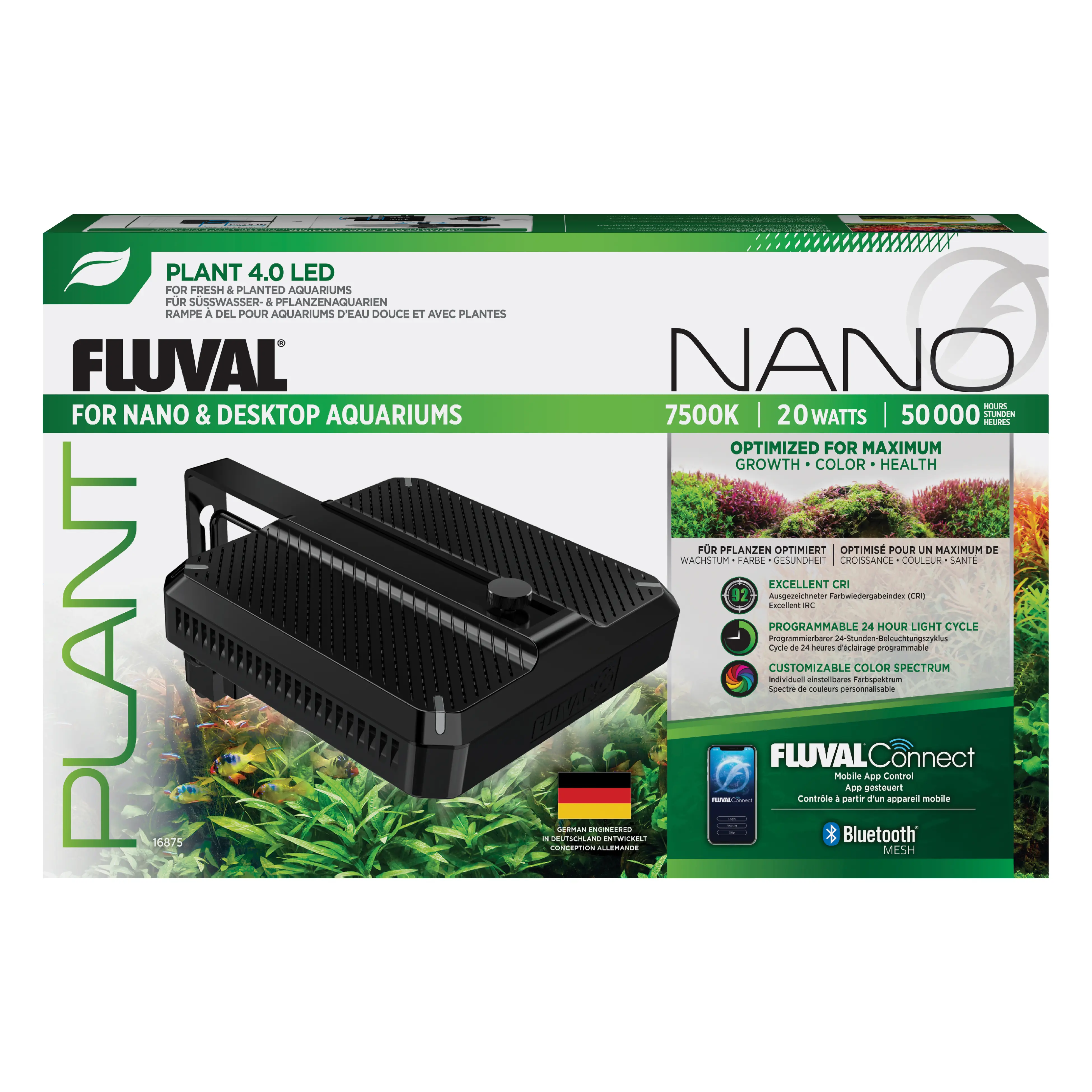 Fluval Nano Plant 4.0 LED, 20 W, BT