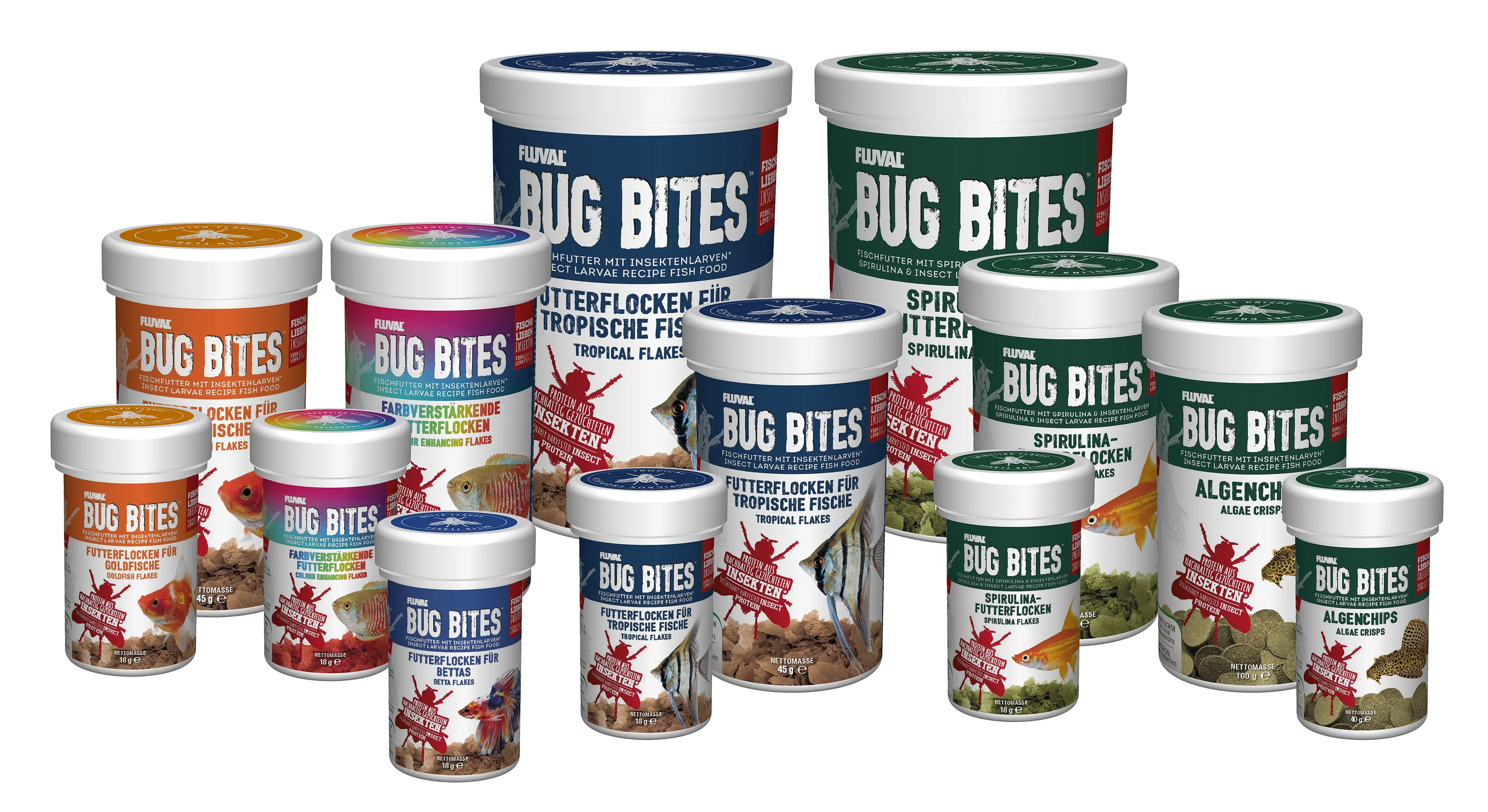 Fluval Bug Bites Tropical Flakes 100 ml