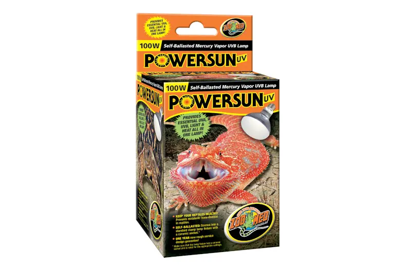 Zoomed PowerSun UV (Self-Ballasted MV), lampe UVB à spectre complet, 100 watts