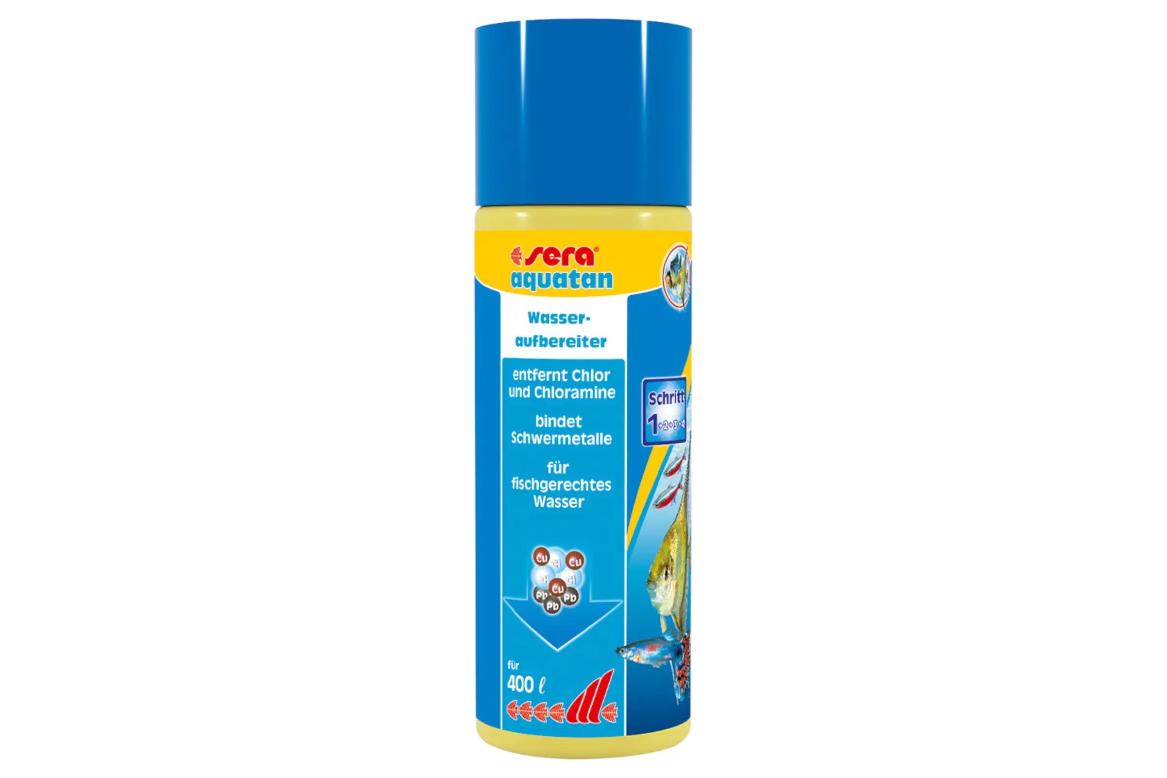 Sera aquatan, conditionneur d’eau, en 3 formats
