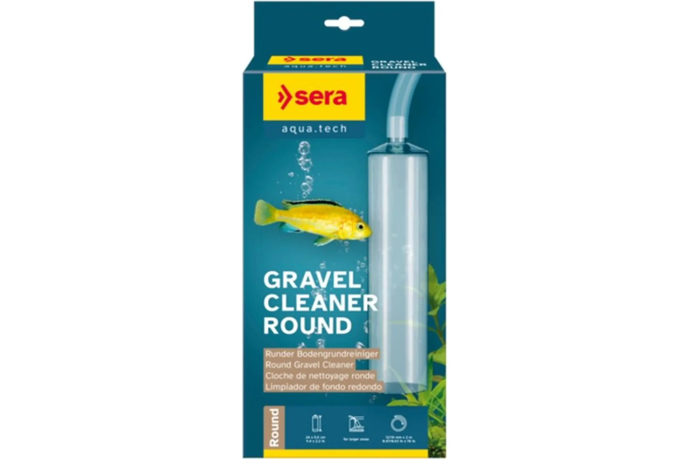 Sera Gravel Cleaner Round, aspirateur à déchets