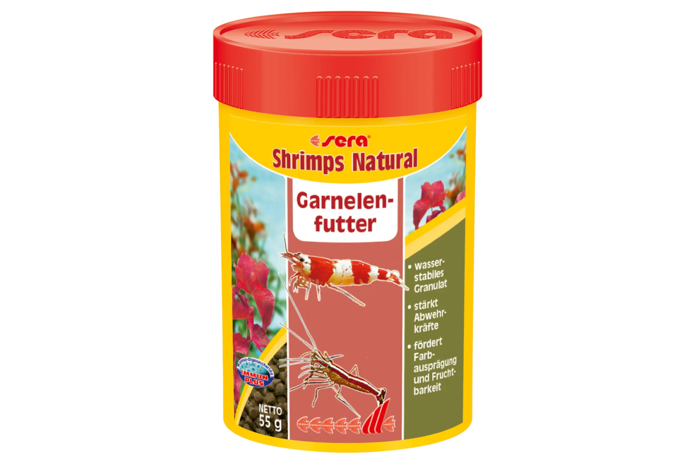 Sera Shrimps Nature, granulés d’aliment principal, 100 ml