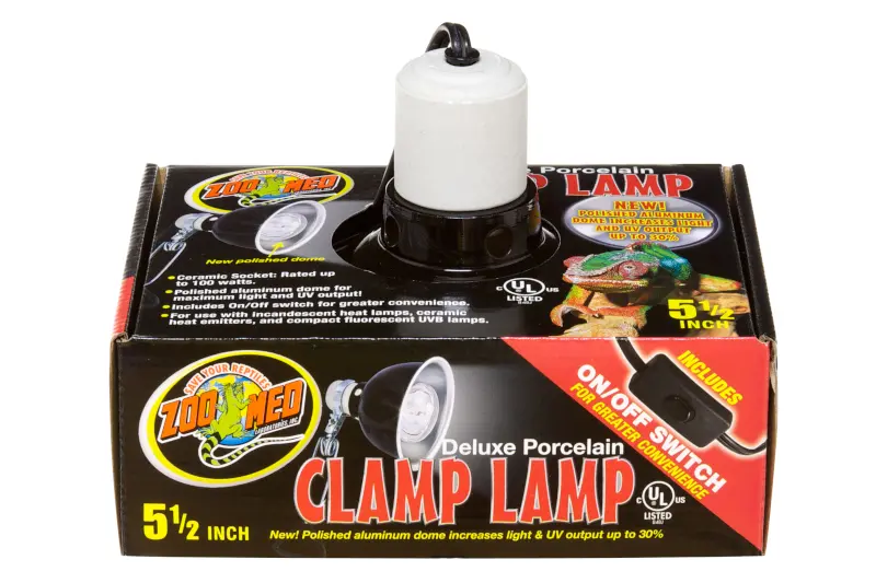 Zoomed Deluxe Porcelain Clamp Lamp (max. 100 W), lampe à pince, 14 cm