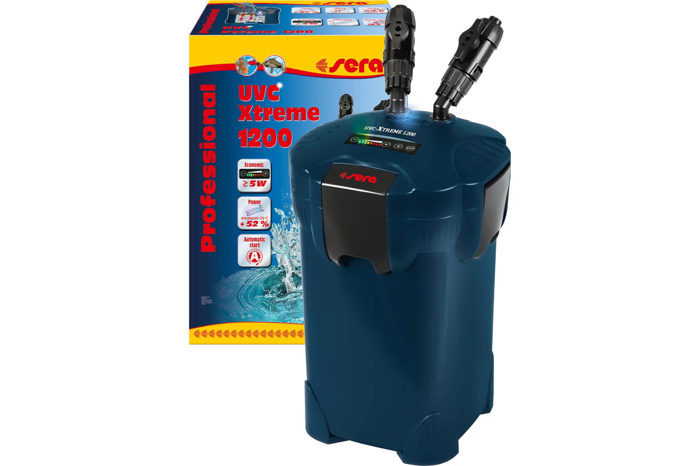 Sera UVC‑Xtreme 1200 filtre externe avec UV-C