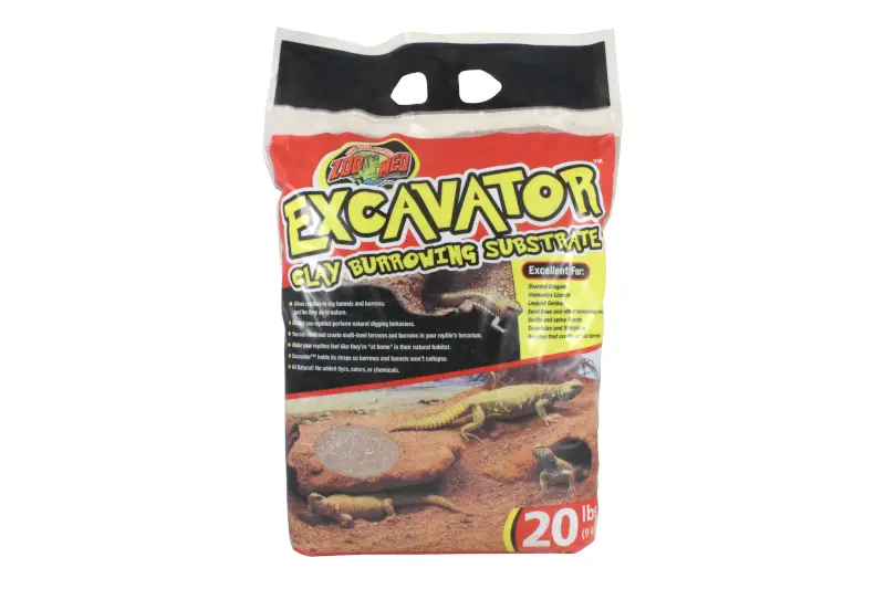 Zoomed Excavator Clay Burrowing Substrate, sol argileux, 9 kg