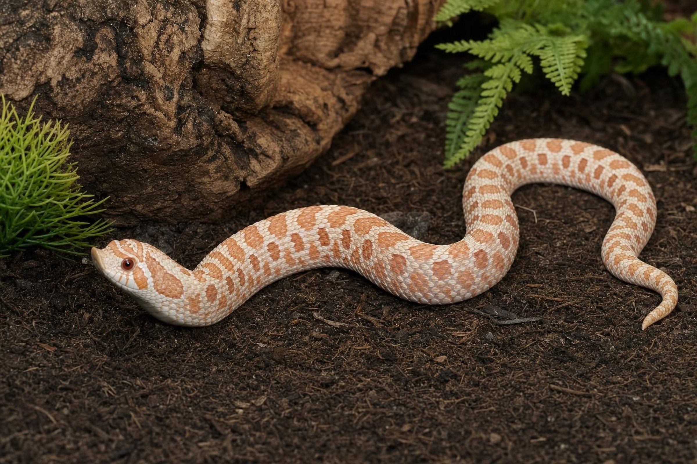 Couleuvre à nez retroussé de l’Ouest « Caramel », Heterodon nasicus
