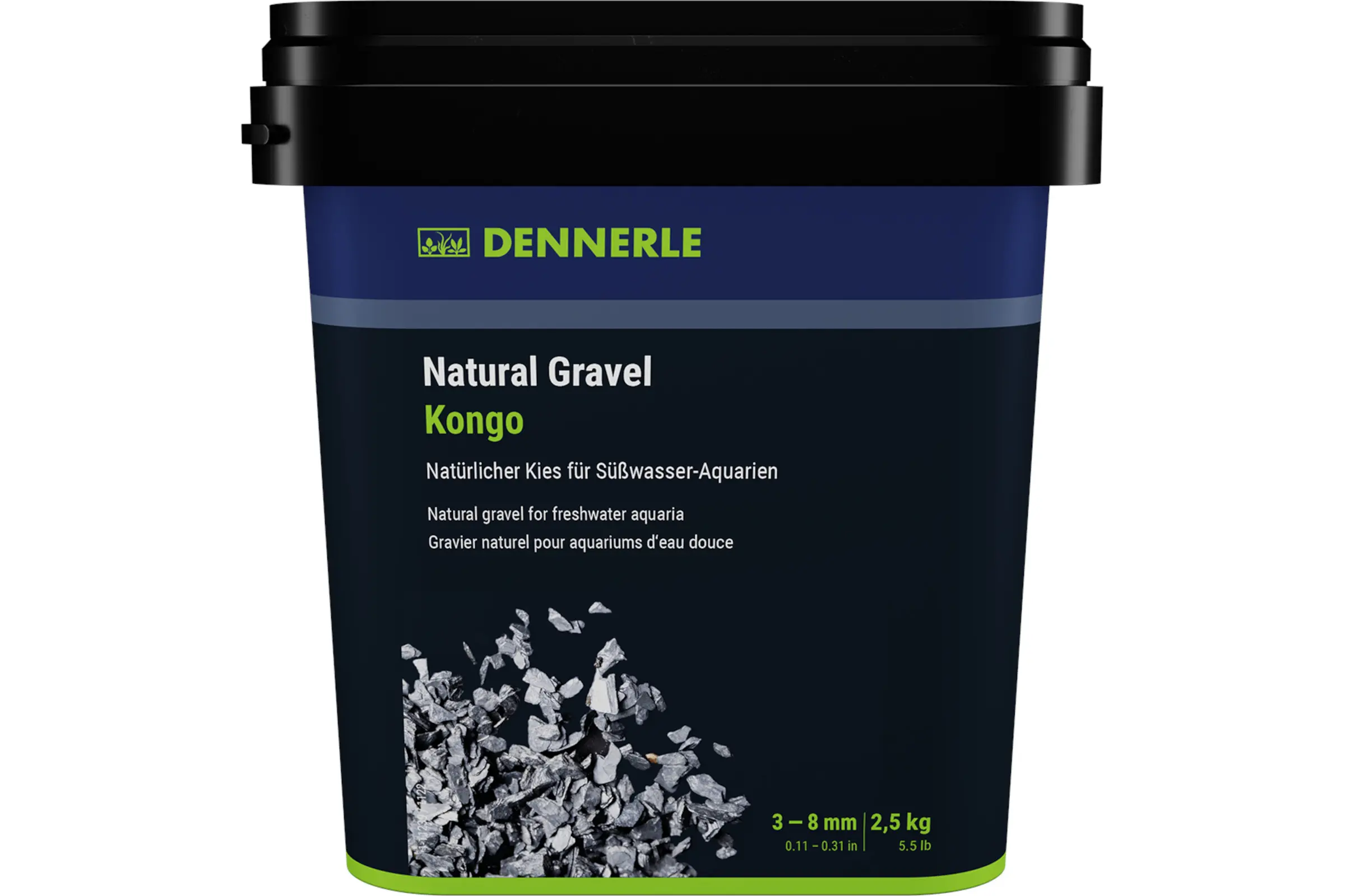 Dennerle Natural Gravel Kongo, 3 - 8 mm (article en fin de série)