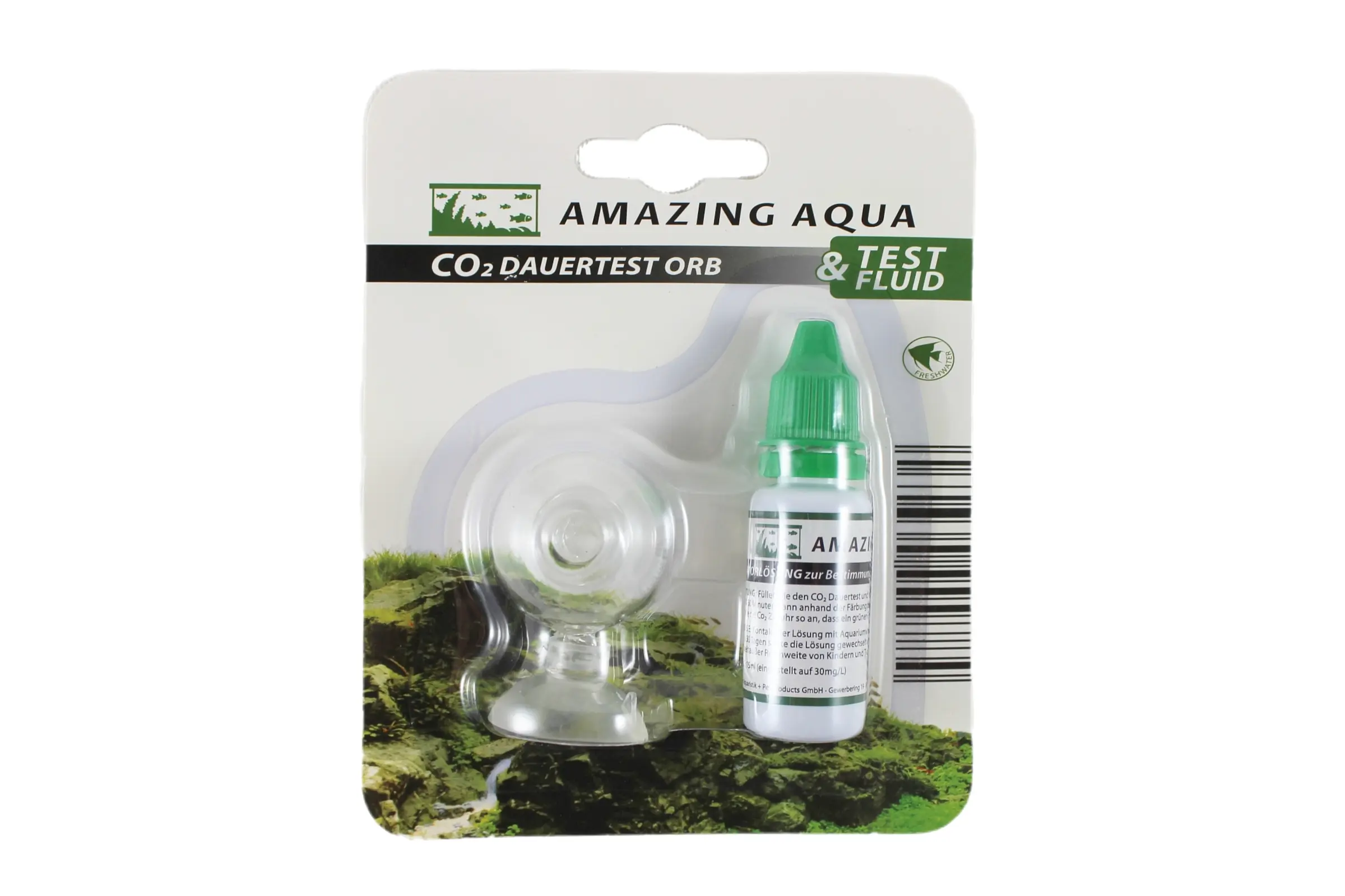 Amazing Aqua Indicateur Orb CO2 en verre, test permanent