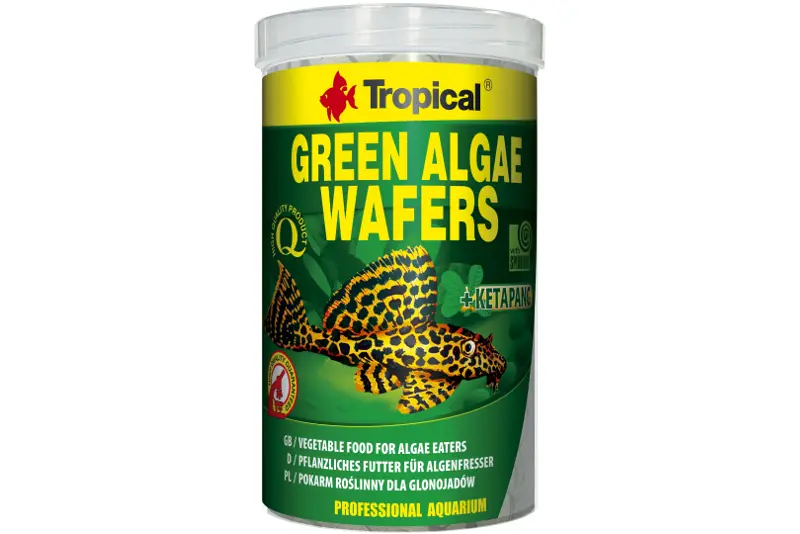 Tropical Green Algae Wafers, 1 litre