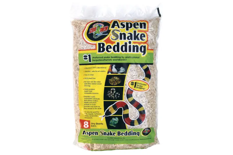 Zoomed Aspen Snake Bedding, substrat de sol, 8,8 l