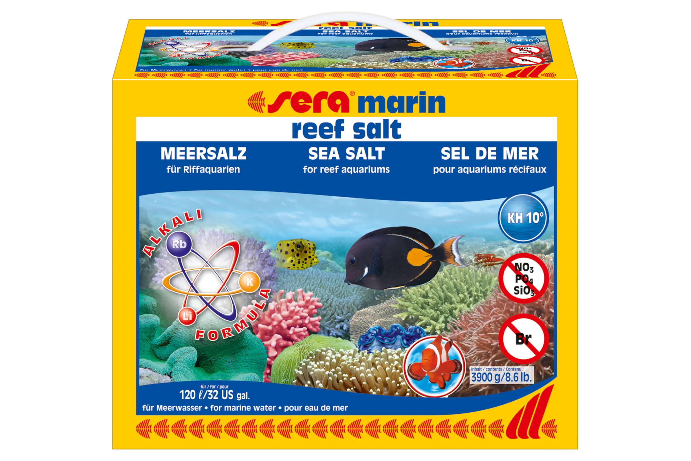 Sera marin reef Salt, 3,9 kg, sel pour récif