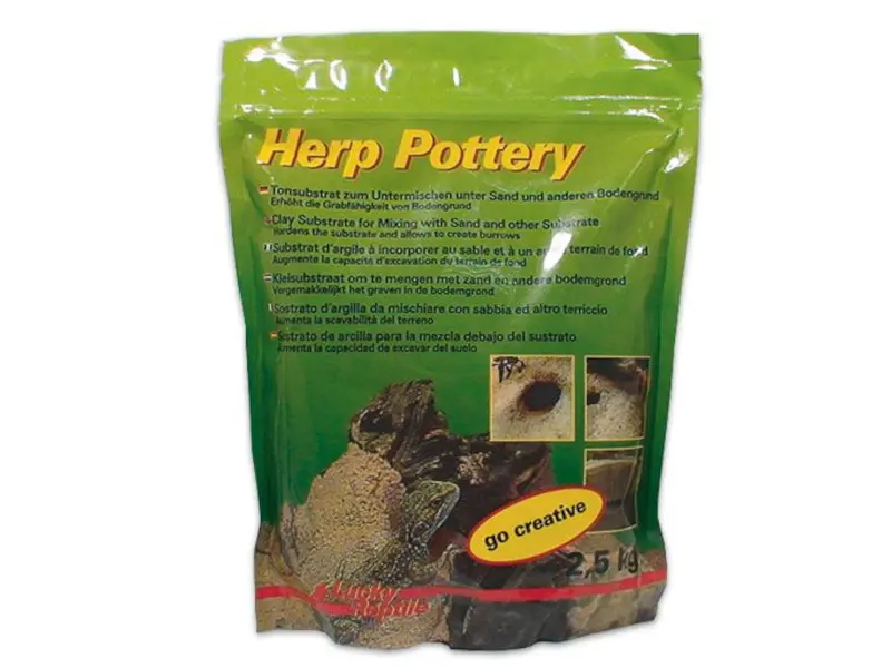 Lucky Reptile Herp Pottery, substrat d’argile, 2,5 kg