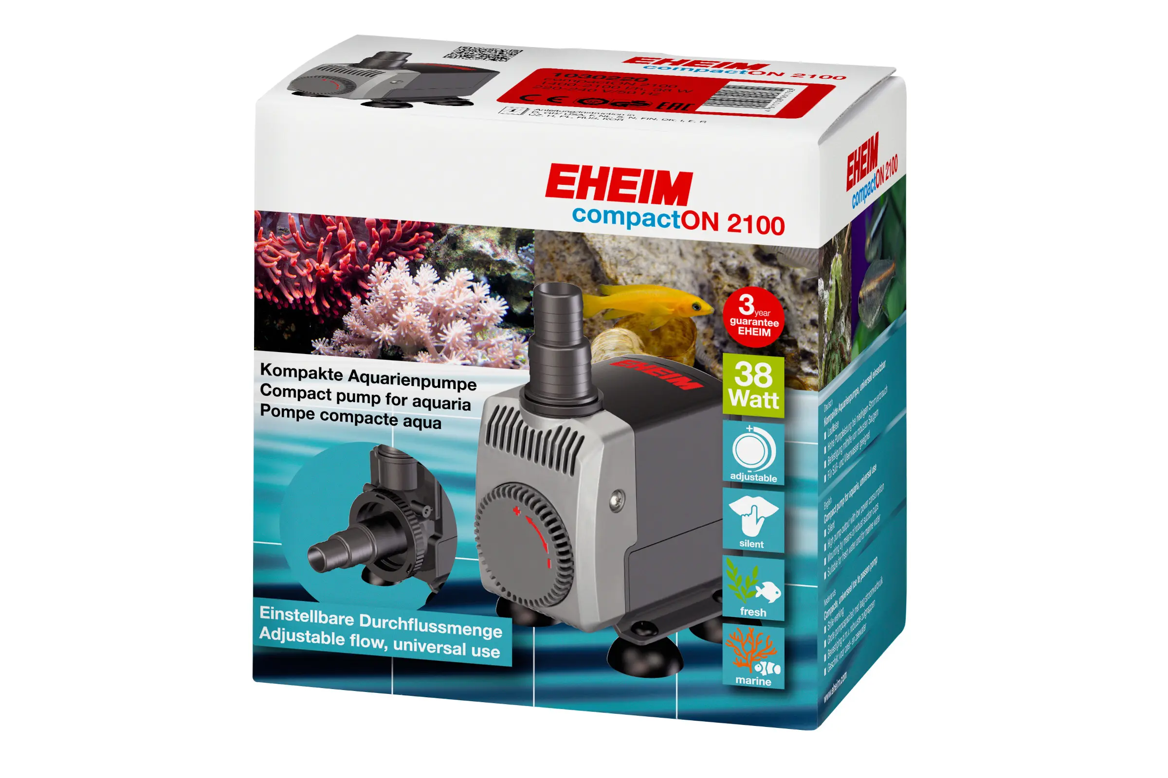Eheim CompactON 2100, pompe de refoulement