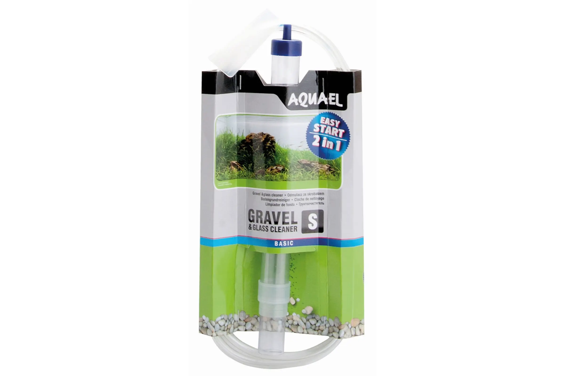Aquael Gravel & Glass Cleaner, nettoyeur combiné, en 3 tailles