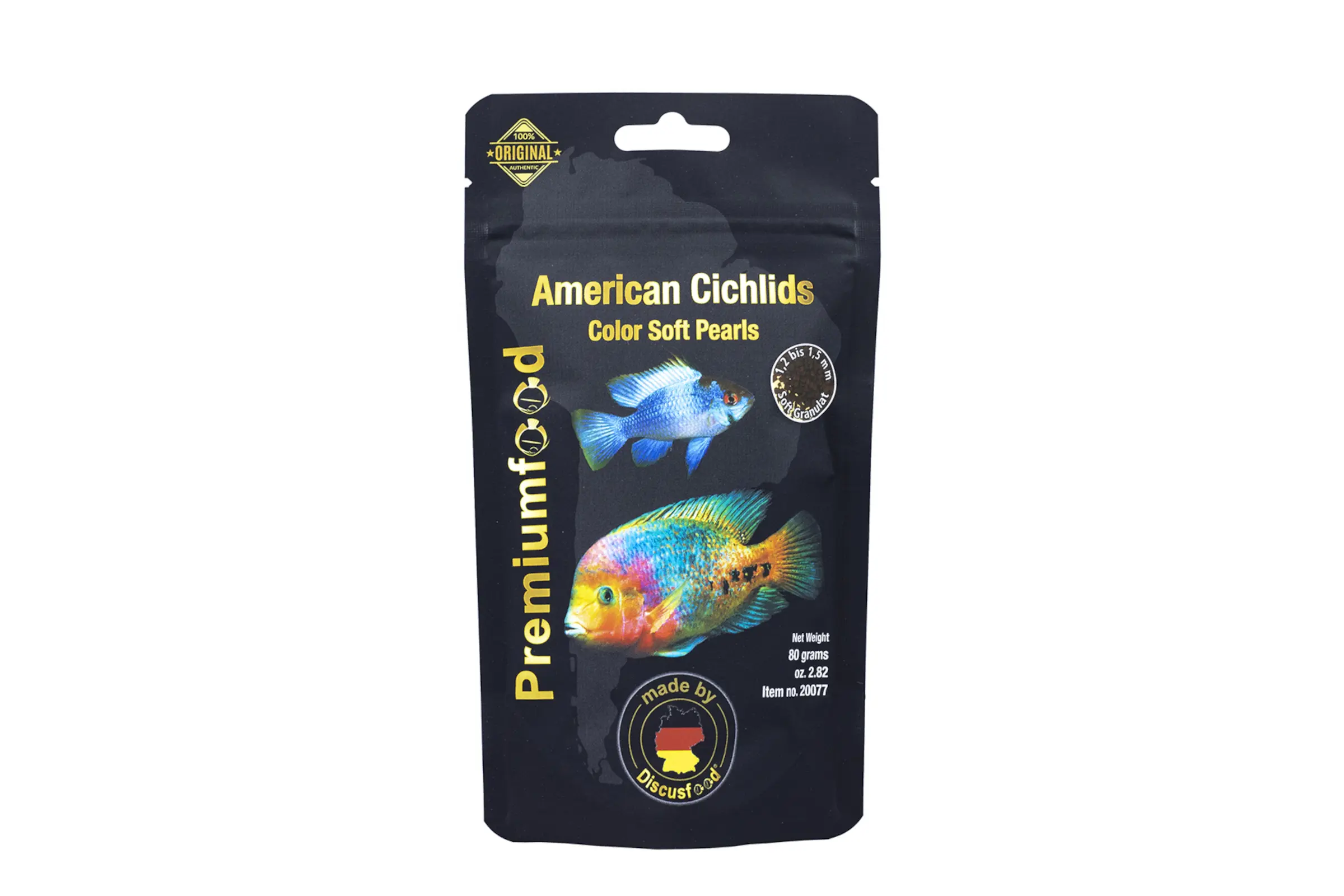 Discusfood American Cichlid Color Pearls Soft, 80 g