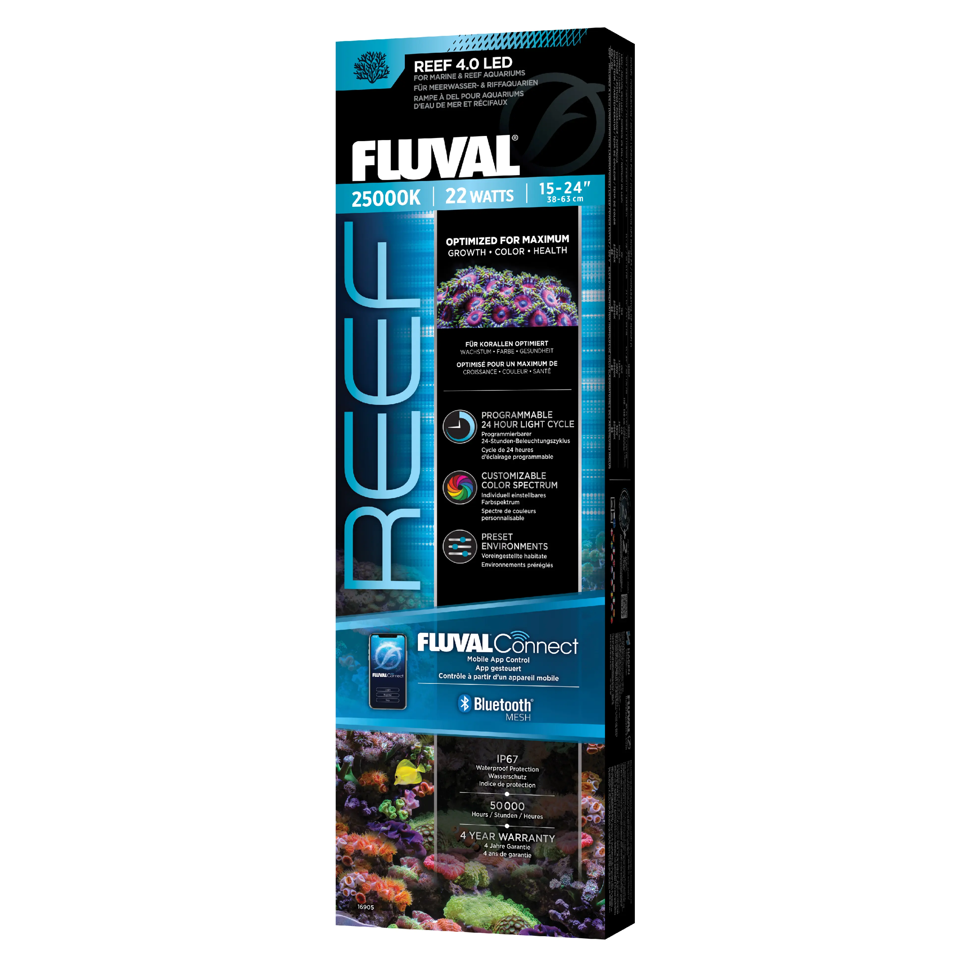 Fluval Reef 4.0 LED, 22 W 38,4-63 cm