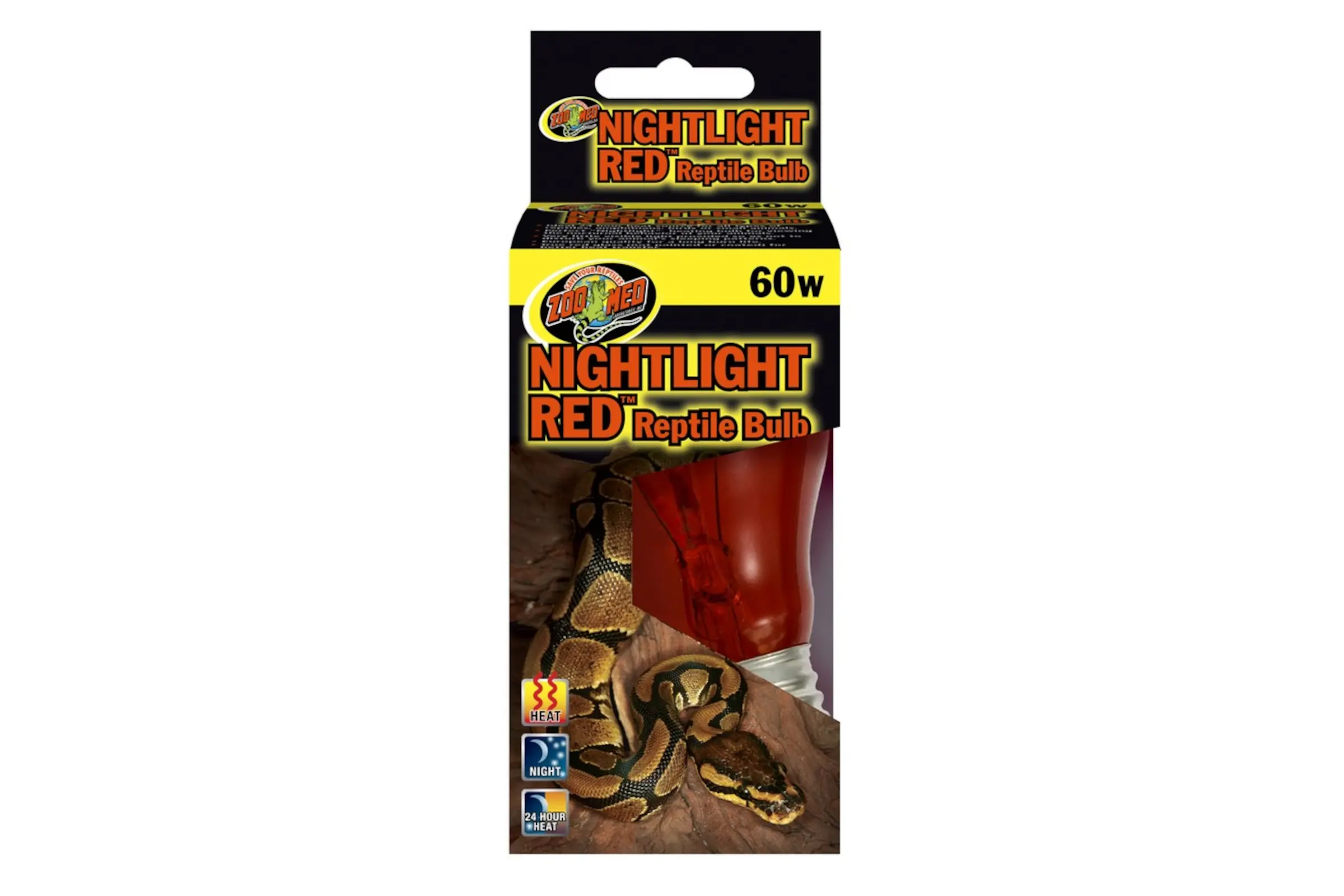 Zoomed Nightlight Red Reptile Bulb, lampe chauffante nocturne, 60 W