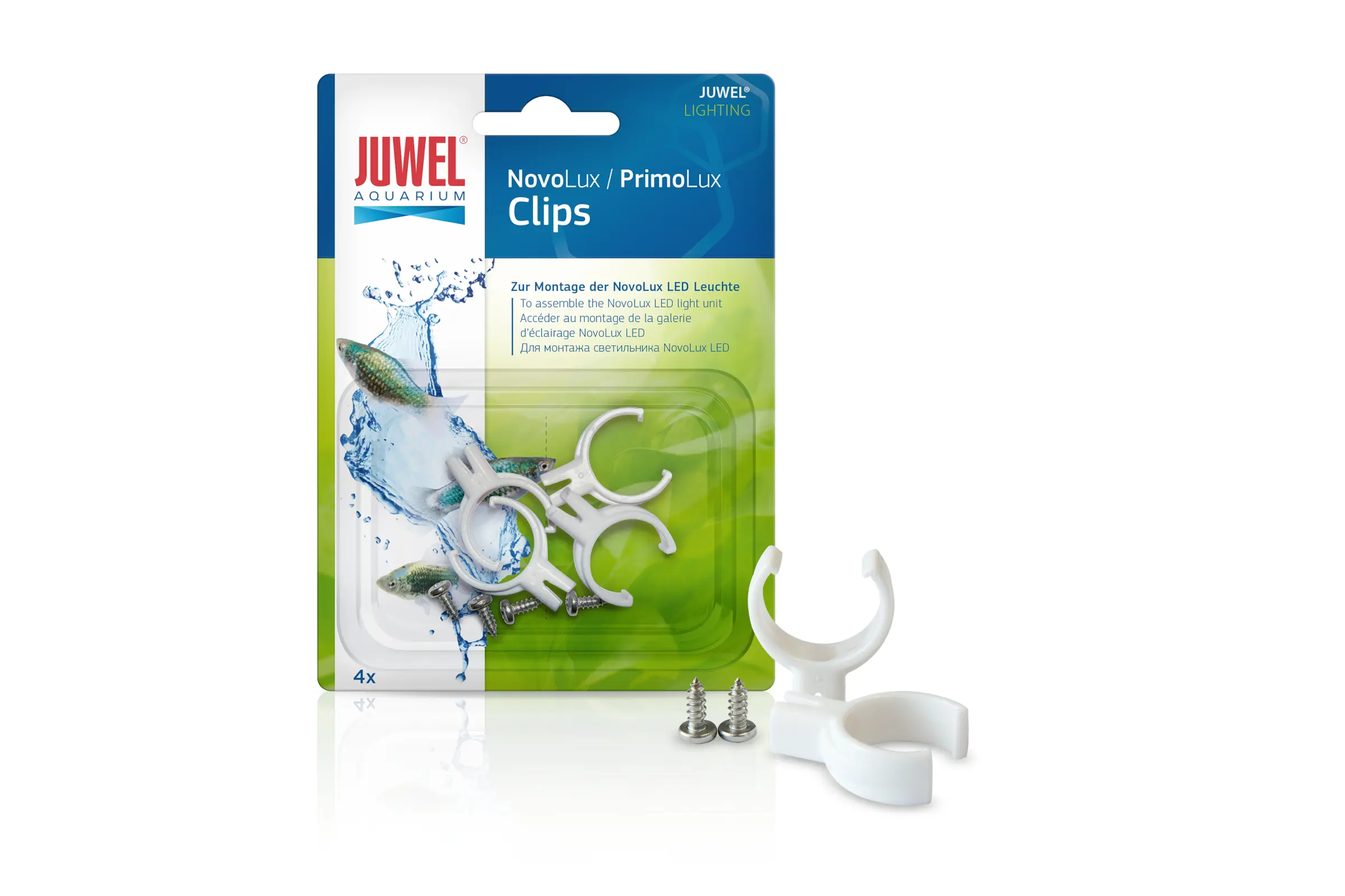 Clips LED JUWEL NovoLux / PrimoLux, de rechange, 4 pièces