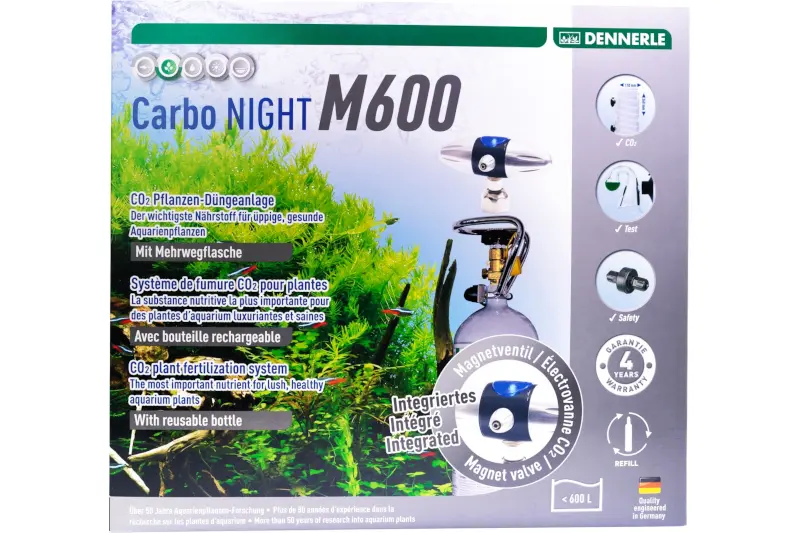 Dennerle Kit CO² rechargeable 600 Space / Carbo NIGHT M600 (article en fin de série)