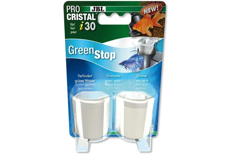 JBL ProCristal i30 Greenstop, lot de deux, matériau filtrant spécial