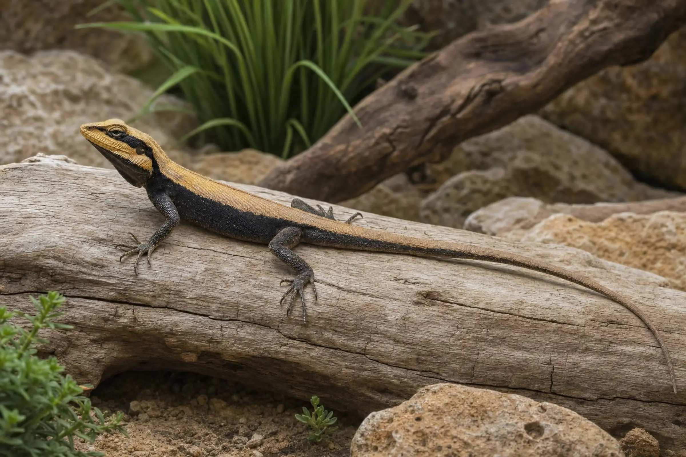 Dragon d’eau de Papouasie, Tropicagama temporalis